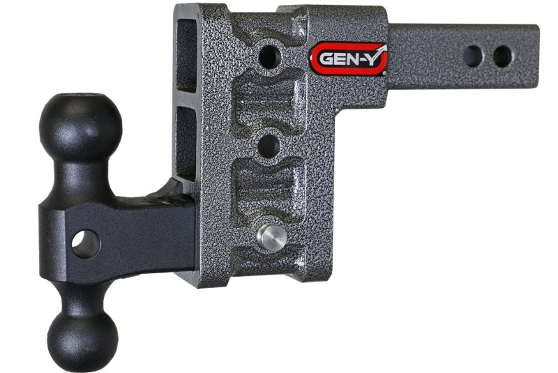 Gen-Y Mega Duty 2in Shank 5in Drop 2K TW 16K Hitch w/GH-051 Dual-Ball Hitch Receivers GEN-Y Hitch