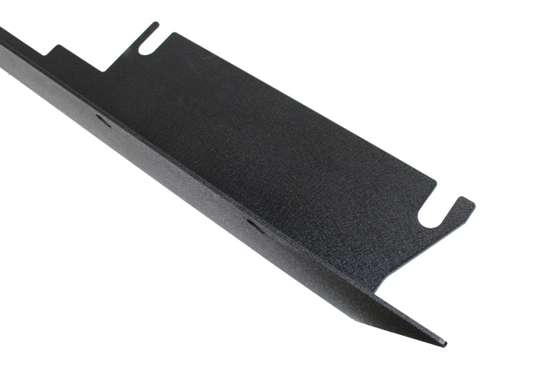 Fishbone Offroad 97-06 Jeep Wrangler TJ Steel Rock Slider W/OTube Step - Black Textured Powdercoat Steps Fishbone Offroad