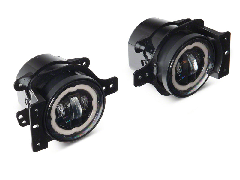 Raxiom 18-23 Jeep Wrangler JL Axial Series Angel Eye LED Fog Lights Headlights Raxiom