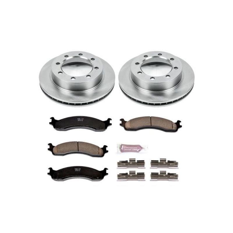 Power Stop 95-99 Ford F-250 Front Autospecialty Brake Kit Brake Kits - OE PowerStop