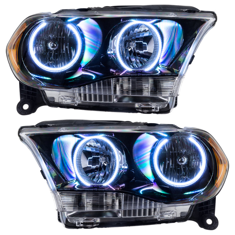 Oracle 11-13 Dodge Durango SMD HL Halogen - Black - White Headlights ORACLE Lighting