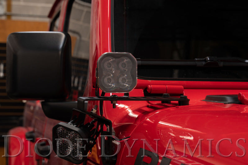 Diode Dynamics SS3 LED Pod Cover Round - Clear Light Accessories and Wiring Diode Dynamics