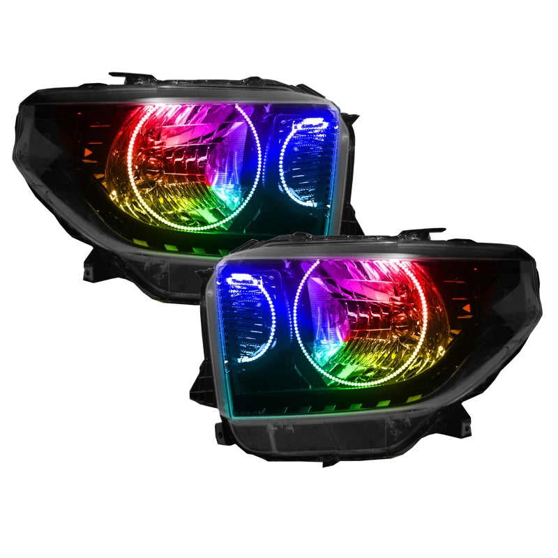 Oracle 14-17 Toyota Tundra SMD HL - Dual Halo Kit - ColorSHIFT w/o Controller Headlights ORACLE Lighting