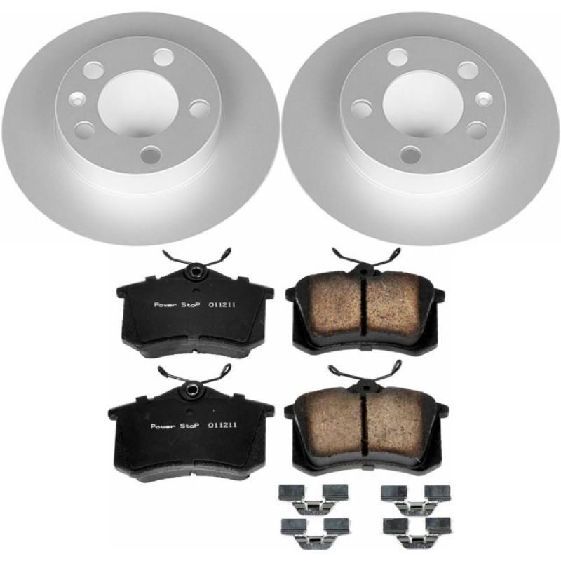 Power Stop 99-06 Audi TT Rear Z23 Evolution Sport Coated Brake Kit Brake Kits - Performance D&S PowerStop