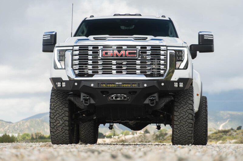 DV8 Offroad 24-26 GMC Sierra 2500/3500 Spec Series Front Bumper w/ Winch Bumpers - Steel DV8 Offroad