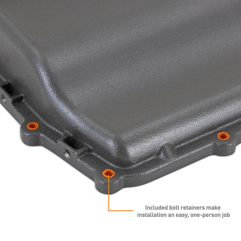 Mishimoto 2021+ Bronco 10R60 19+Rgr 17+F150 18+Mus 10R80 Trans Pan - GR Transmission Pans Mishimoto