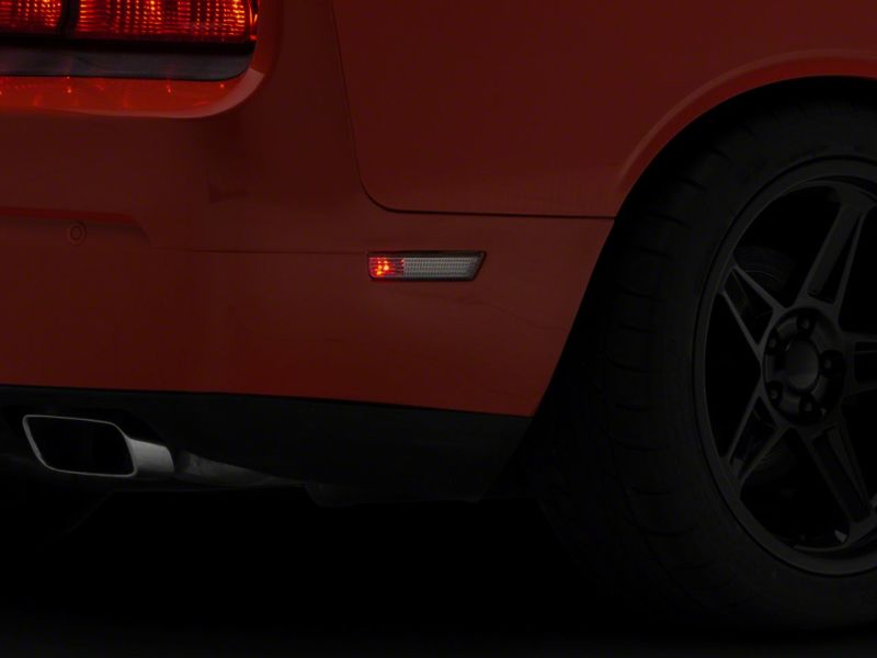 Raxiom 08-14 Dodge Challenger Axial Series Side Marker Lamps- Clear Sidemarkers & Indicators Raxiom