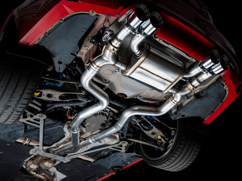 AWE Tuning BMW F8X M3/M4 SwitchPath Cat-Back Exhaust - Chrome Silver Tips Catback AWE Tuning