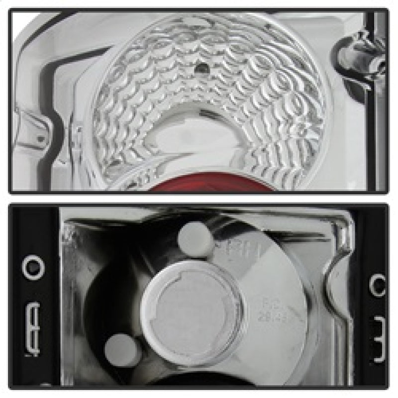 Spyder Ford Excursion 00-06/Econoline 150/250/350/450/550 95-06 Euro Tail Lights Chrm ALT-YD-FEC00-C Tail Lights SPYDER