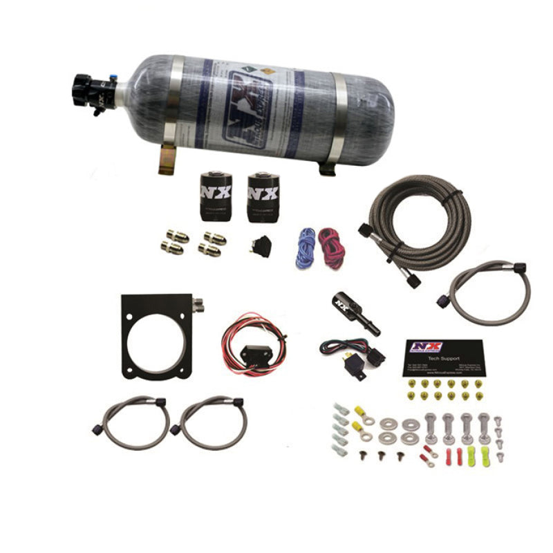 Nitrous Express Dodge 3.6L V6 Nitrous Plate Kit (50-200HP) w/12lb Bottle Nitrous Systems Nitrous Express