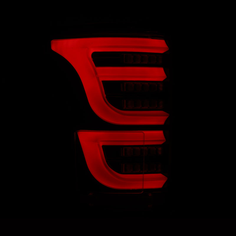 AlphaRex 15-20 Ford F150 Luxx-Series LED Tail Lights Alpha-Black Tail Lights AlphaRex