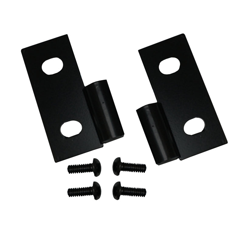 Rugged Ridge 76-06 Jeep CJ / Jeep Wrangler Black Lower Door Hinge Brackets Hardware Kits - Other Rugged Ridge