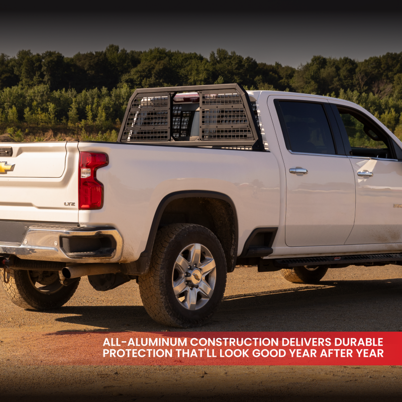 Gen-Y 19+ Dodge Ram 2500/3500 Defender Headache Rack/ 3-Molle Panels - Black Exterior Trim GEN-Y Hitch