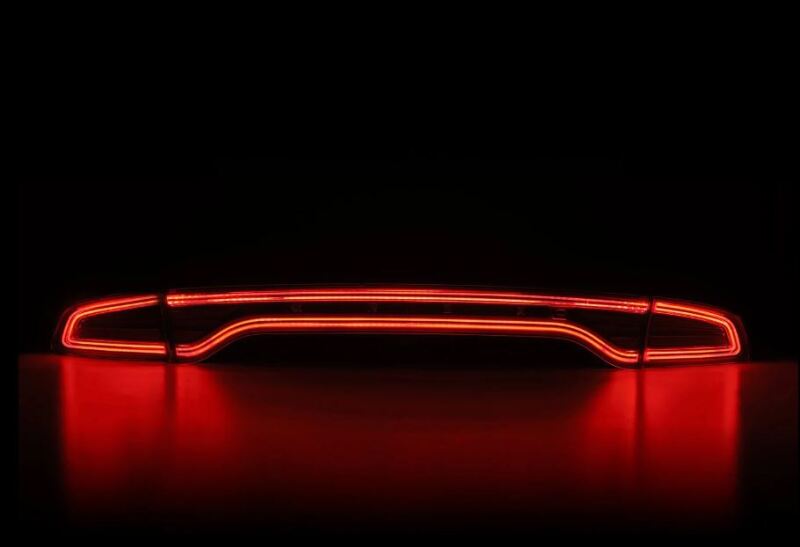 AlphaRex 15-23 Dodge Charger Nova-Series LED Tail Lights - Smoke Tail Lights AlphaRex