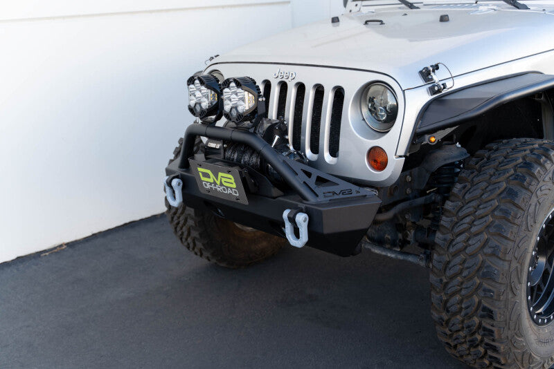 DV8 Offroad Fairlead Mounted Flip-Up License Plate Bracket License Plate Relocation DV8 Offroad