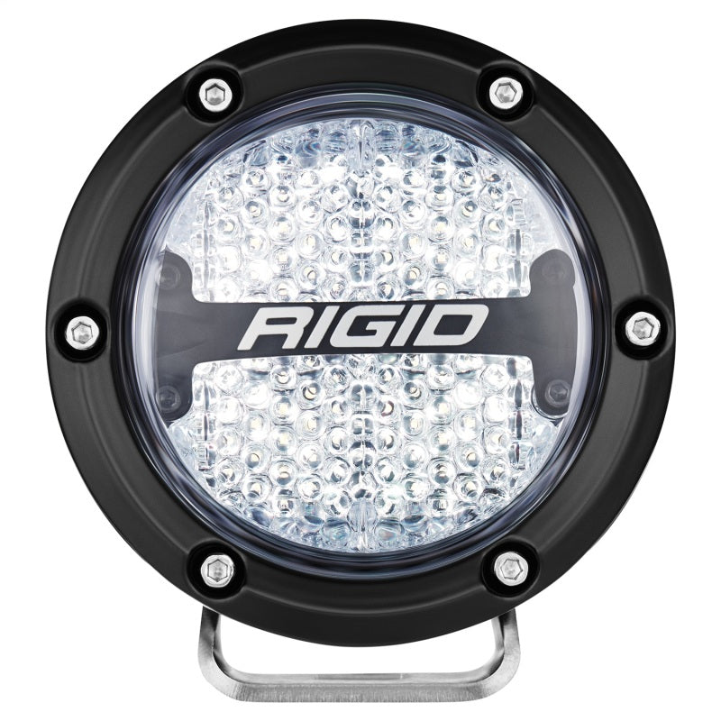 Rigid Industries 360-Series 4in LED Off-Road Diffused Beam - RGBW Backlight (Pair) Light Bars & Cubes Rigid Industries