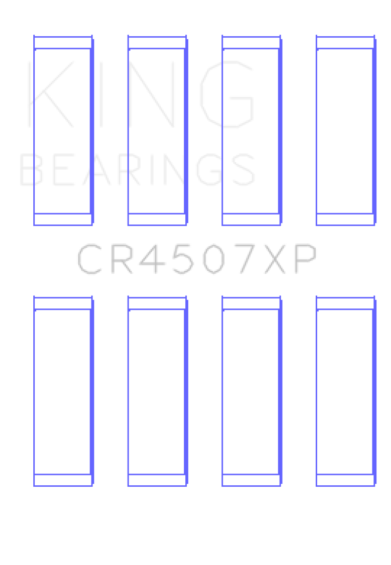 King Engine Bearings Mazda Mzr 2.3L 16V / Ford Duratec 2.3L 16V Connecting Rod Bearing Set Bearings King Engine Bearings