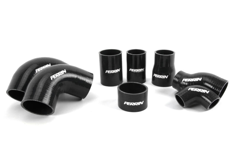 PERRIN 15-21 Subaru STI Front Mount Intercooler Boost Tube Kit - Black Intercooler Pipe Kits Perrin Performance