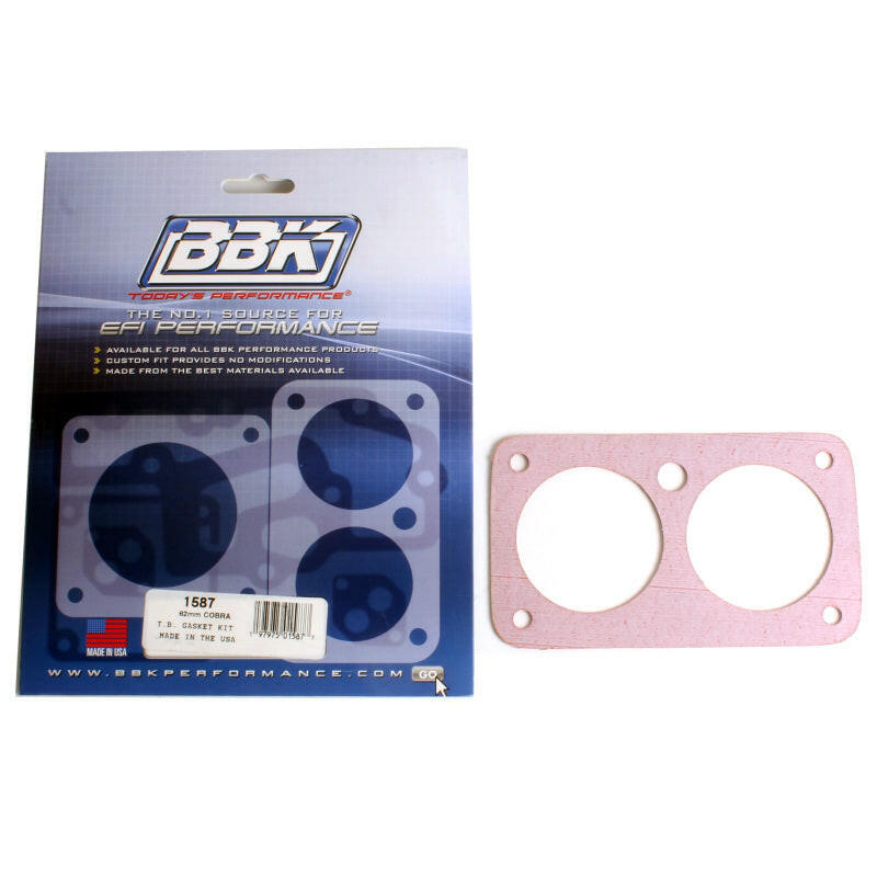 BBK 96-04 Ford Mustang 4.6 4V Twin 62mm Throttle Body Gasket Kit Air Intake Components BBK