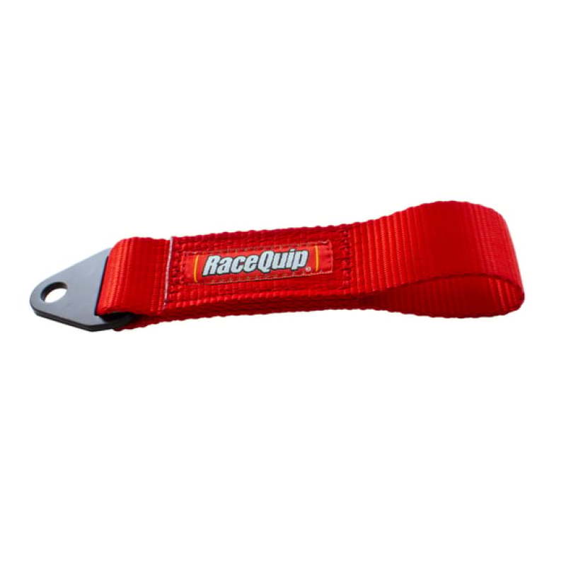 RaceQuip Race Car Tow Hook Strap with Soft Eye Loop End / 12000 LB Rating Tow Straps Racequip