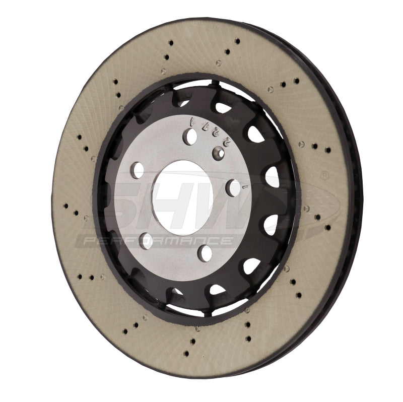 SHW 18-20 Audi RS5 2.9L (Excl Ceramic Brakes) Rear Smooth Lightweight Brake Rotor (8W0615601G) Brake Rotors - OE SHW Performance
