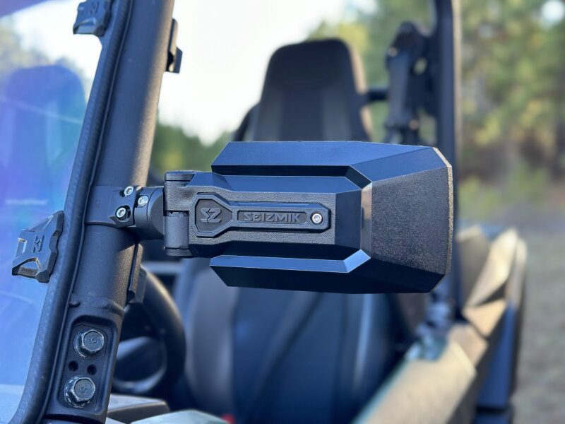 Seizmik 04+ A Cat/ Hon/JD/ Kaw/ Pol/ Suz/ Yam Trailrider Sideview Mirror - 1.75 in. Side Mirrors Seizmik