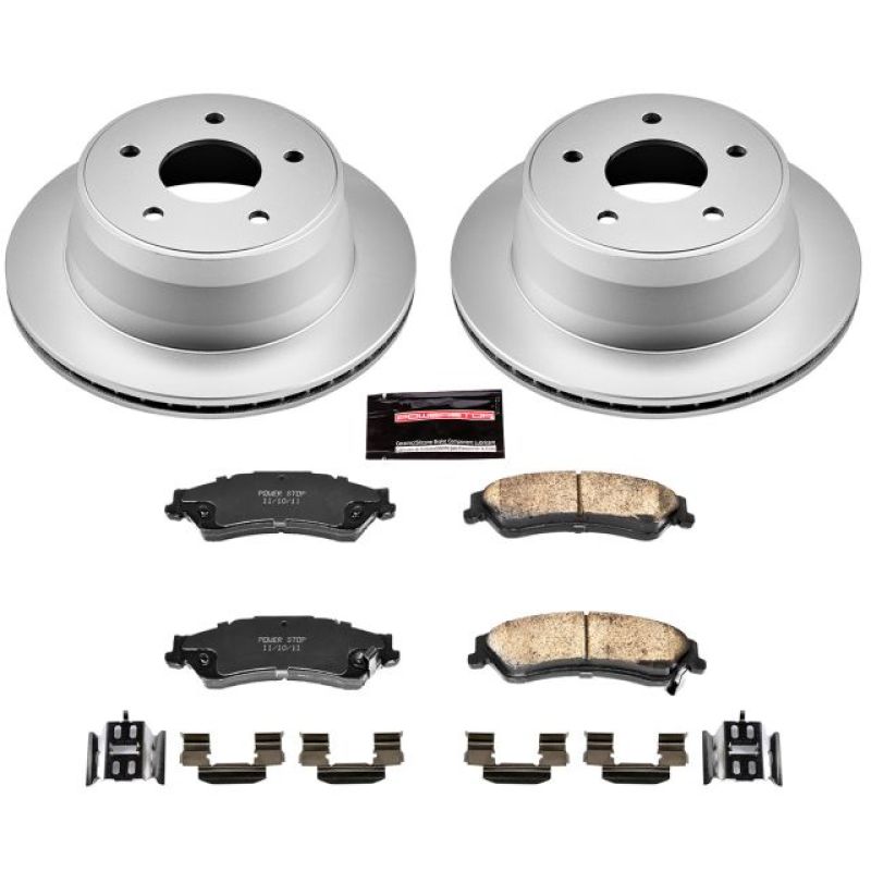 Power Stop 97-05 Chevrolet Blazer Rear Z17 Evolution Geomet Coated Brake Kit Brake Kits - Performance Blank PowerStop