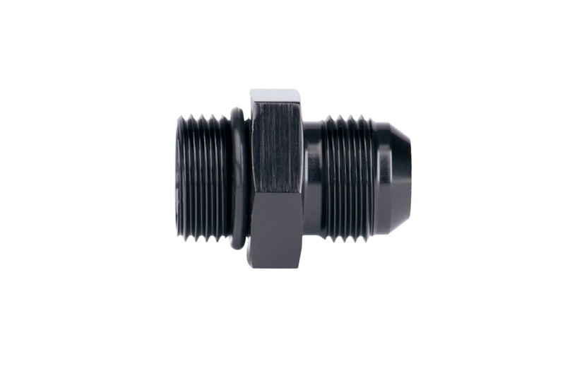 Torque Solution Adapter Fitting -6AN Straight Cut ORB to -6AN Flare Fittings Torque Solution