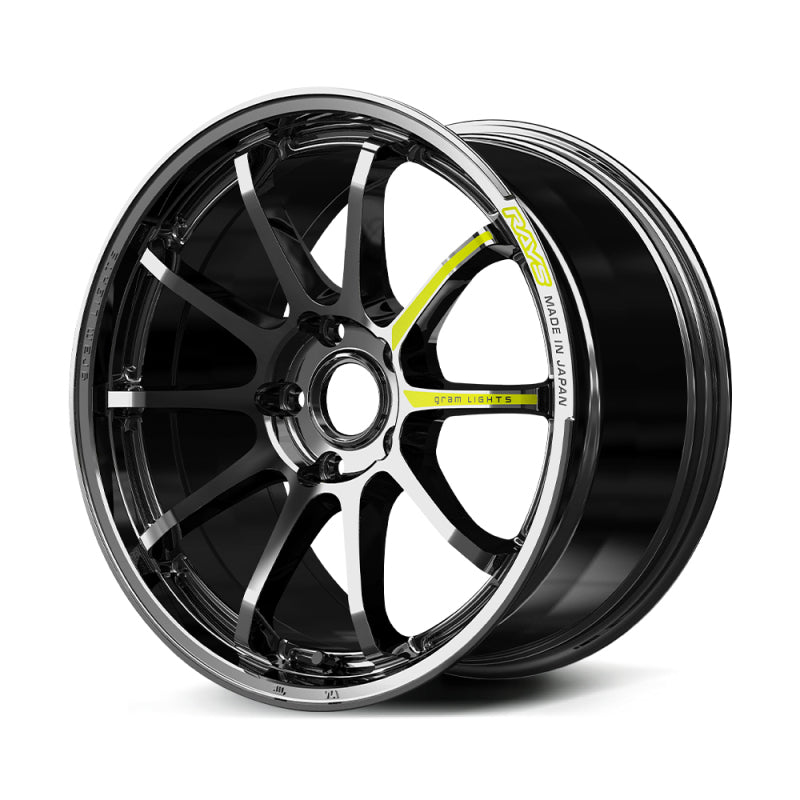 Gram Lights 57NR Limited Edition 18X9.5 +45 5x100 Rays Black Metal Coat (RB) Wheels - Cast Gram Lights