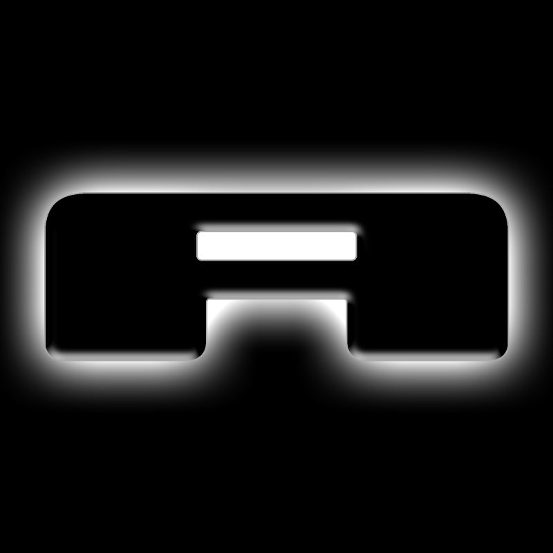 ORACLE Lighting Universal Illuminated LED Letter Badges - Matte Blk Surface Finish - A Light Accessories and Wiring ORACLE Lighting