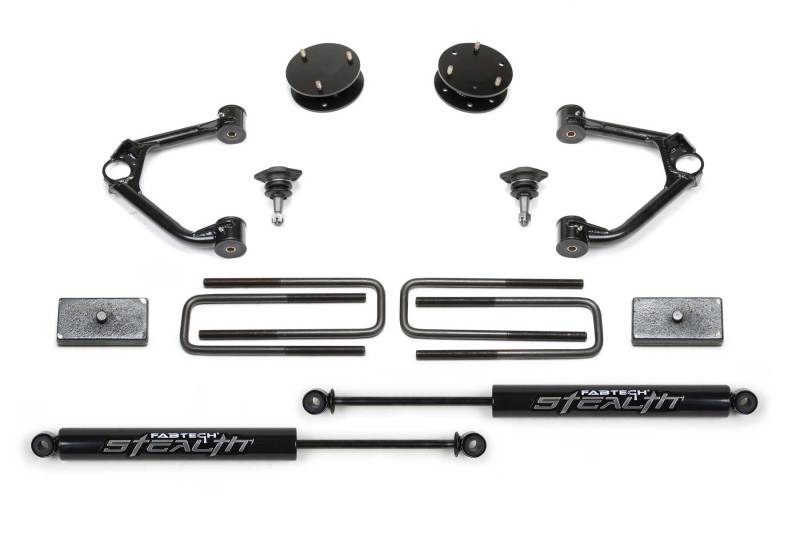 Fabtech 19-21 GM C/K1500 P/U 3in Budget Sys w/Stealth Lift Kits Fabtech
