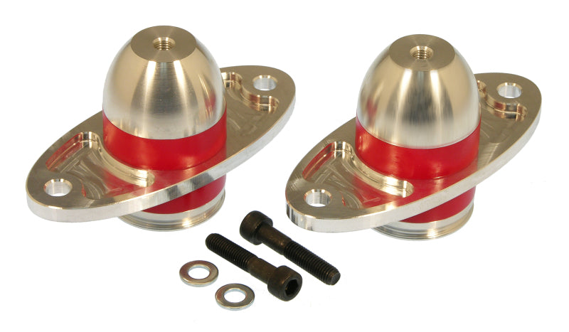 Prothane 05-06 Ford Mustang Bullet Motor Mounts - Red Bushing Kits Prothane