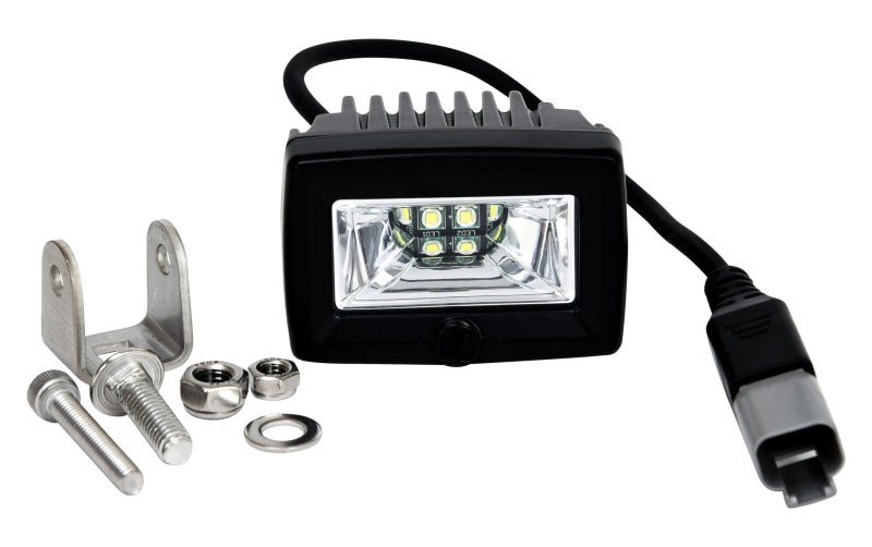 KC HiLiTES C-Series C2 LED 2in. Backup Area Flood Light 20w (Pair Pack System) - Black Light Bars & Cubes KC HiLiTES