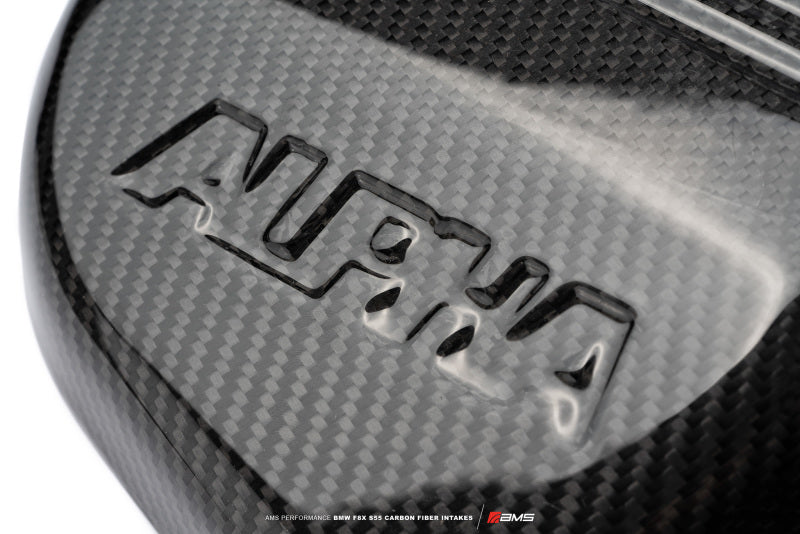 AMS Performance 15-18 BMW M3 / 15-20 BMW M4 w/ S55 3.0L Turbo Engine Carbon Fiber Intake Short Ram Air Intakes AMS