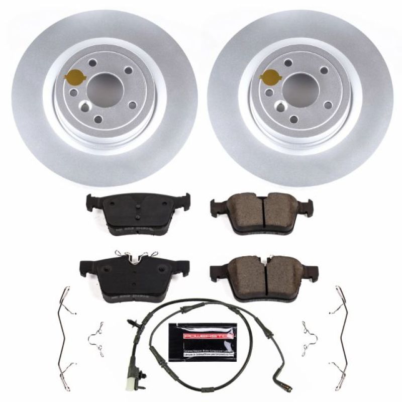 Power Stop 2017 Jaguar XE Rear Z23 Evolution Sport Coated Brake Kit Brake Kits - Performance D&S PowerStop