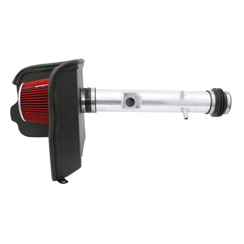 Spectre 05-11 Toyota Tacoma V6-4.0L F/I Air Intake Kit - Polished w/Red Filter Cold Air Intakes Spectre
