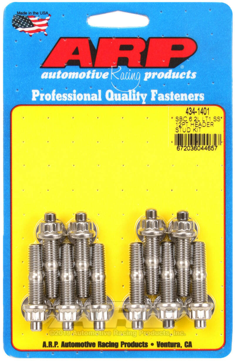 ARP SB Chevy 6.2L LT1 SS 12PT Header Stud Kit Hardware Kits - Other ARP