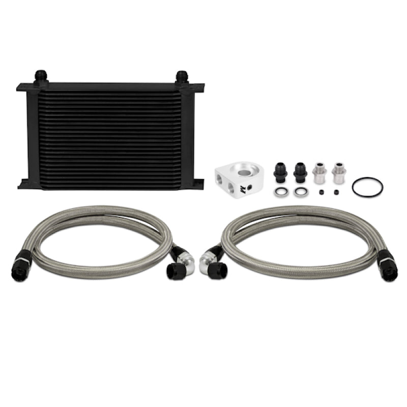 Mishimoto Universal 10 Row Oil Cooler Kit (Metal Braided Lines) Oil Coolers Mishimoto