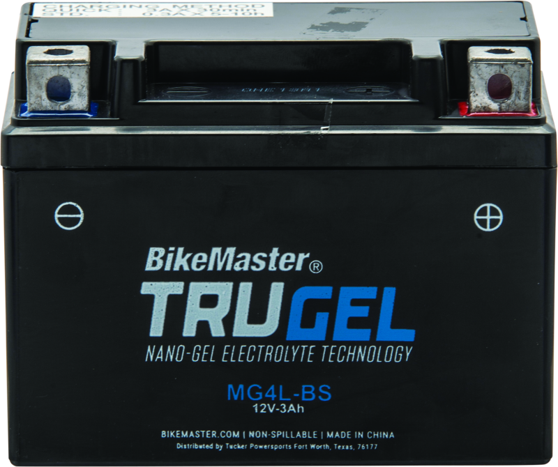BikeMaster TruGel Battery - MG4L-BS Batteries BikeMaster