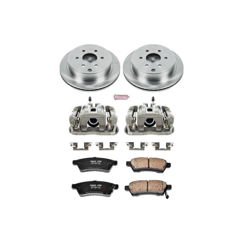 Power Stop 05-18 Nissan Frontier Rear Autospecialty Brake Kit w/Calipers Brake Kits - OE PowerStop
