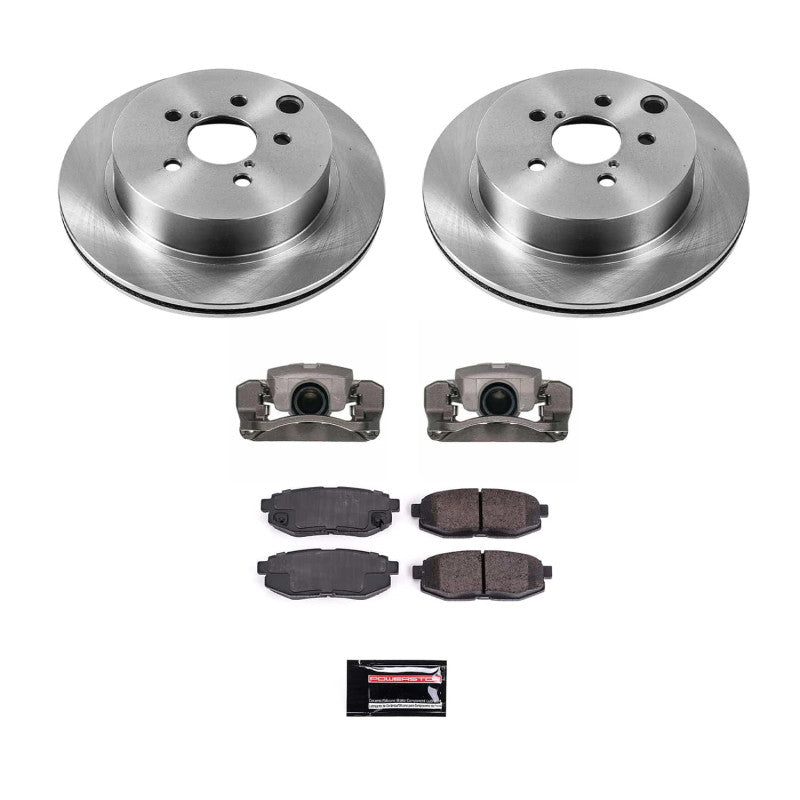 Power Stop 14-18 Subaru Forester Rear Autospecialty Kit w/Calipers Brake Kits - OE PowerStop
