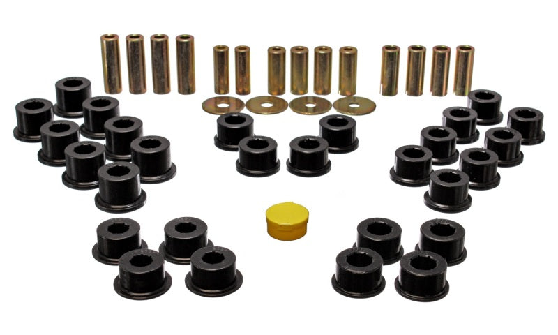 Energy Suspension 90-97 Mazda Miata Black Rear Control Arm Bushing Set Bushing Kits Energy Suspension