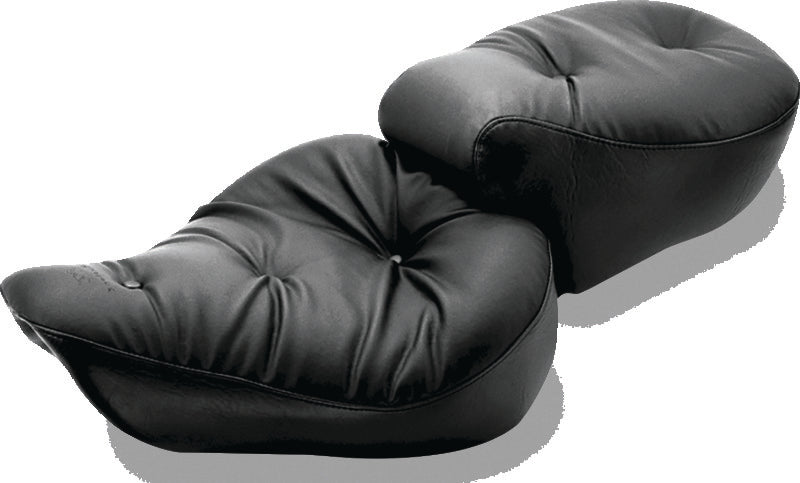 Mustang 91-05 Harley Dyna Wide Touring 1PC Seat Regal - Black One-Piece Motorcycle Seats Mustang Motorcycle