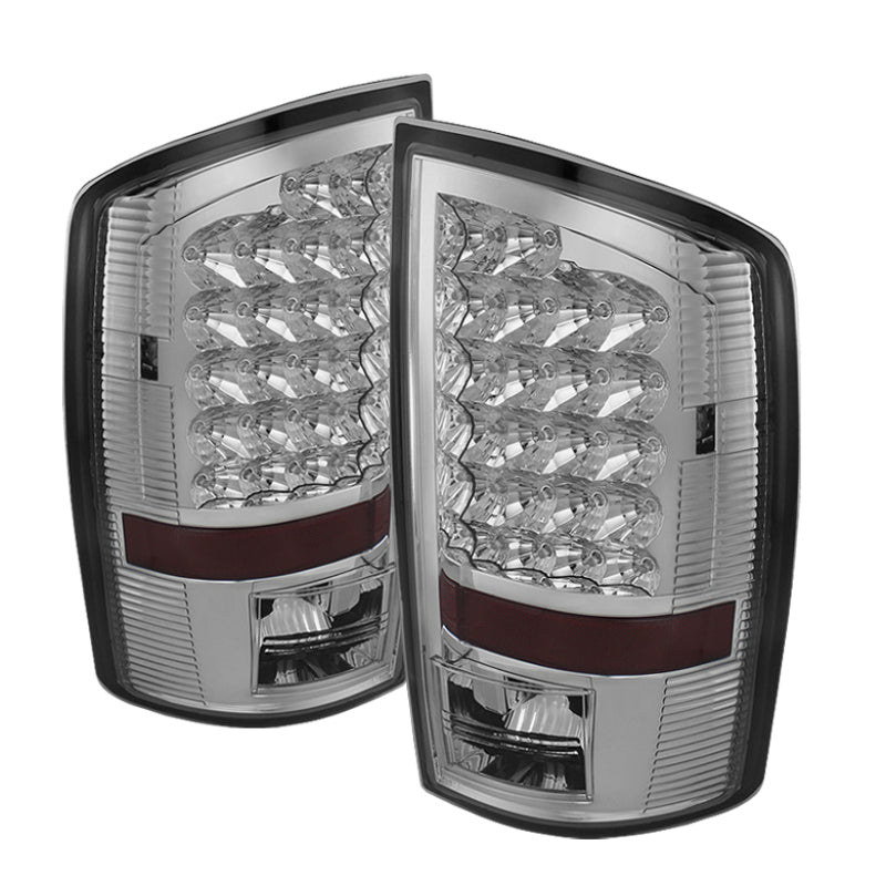 xTune Dodge Ram 07-08 1500 / Ram 07-09 2500/3500 LED Tail Lights Chrome ALT-JH-DR07-LED-C Tail Lights SPYDER