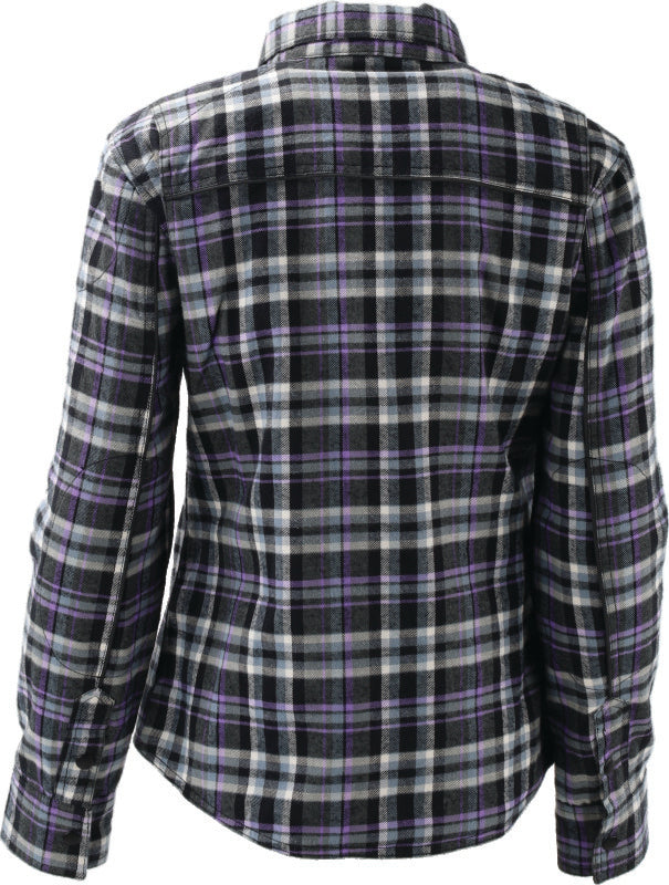 Kuryakyn Leather By River Road Cameo Flannel Moto Shirt Womens - Small Shirts Kuryakyn