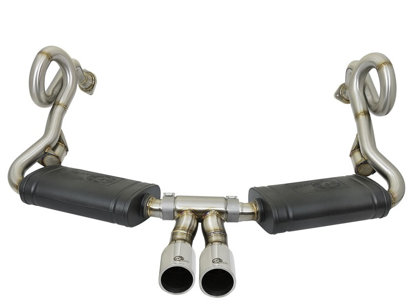 aFe MACHForce-Xp 2in 304 SS Cat-Back Exhaust w/Polished Tips 13-16 Porsche Boxster/Cayman 2.7L/3.4L Catback aFe