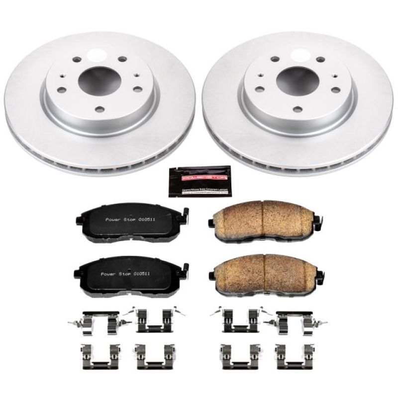 Power Stop 07-13 Suzuki SX4 Front Z17 Evolution Geomet Coated Brake Kit Brake Kits - Performance Blank PowerStop
