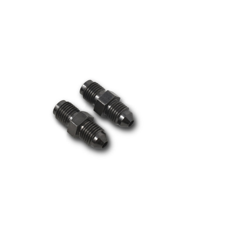 Russell Performance -3 AN SAE Adapter Fitting (2 pcs.) (Black) Fittings Russell