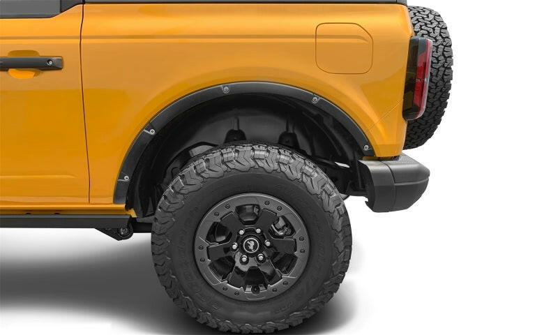 Bushwacker 21-22 Ford Bronco Trail Armor Fender Delete Kit Body Armor & Rock Rails Bushwacker