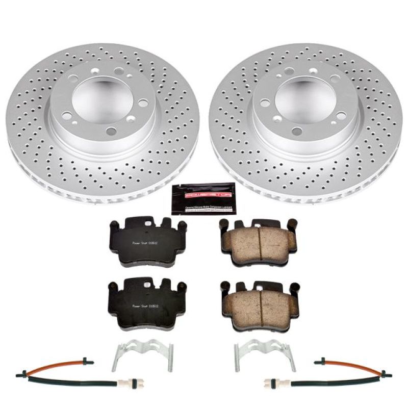 Power Stop 99-05 Porsche 911 Front Z23 Evolution Sport Coated Brake Kit Brake Kits - Performance D&S PowerStop